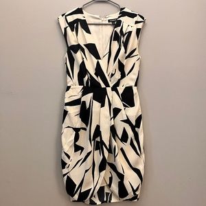 Express Black & Cream Woman’s Dress Size M